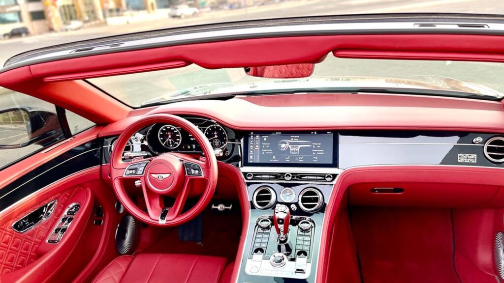 Dark Grey Bentley GT Convertible - Rent a Bentley GT Convertible from Four Seasons Car Rental