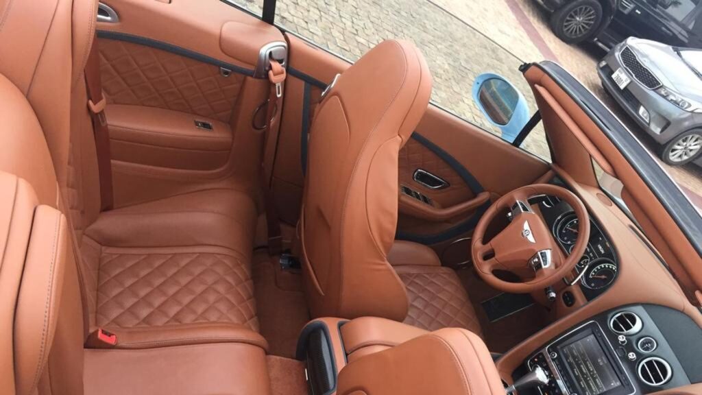 Light Grey Bentley GT Convertible - Rent a Bentley GT Convertible from Four Seasons Car Rental