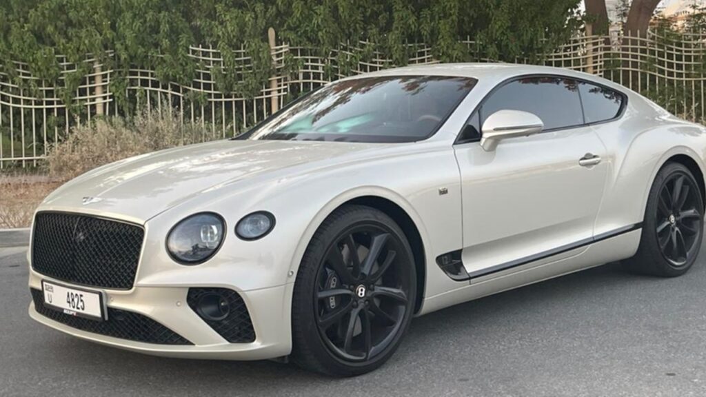 Silver Bentley GT - Rent a Bentley GT from Four Seasons Car Rental