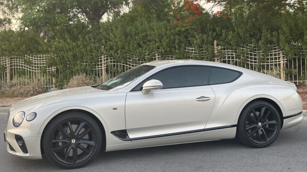 Silver Bentley GT - Rent a Bentley GT from Four Seasons Car Rental