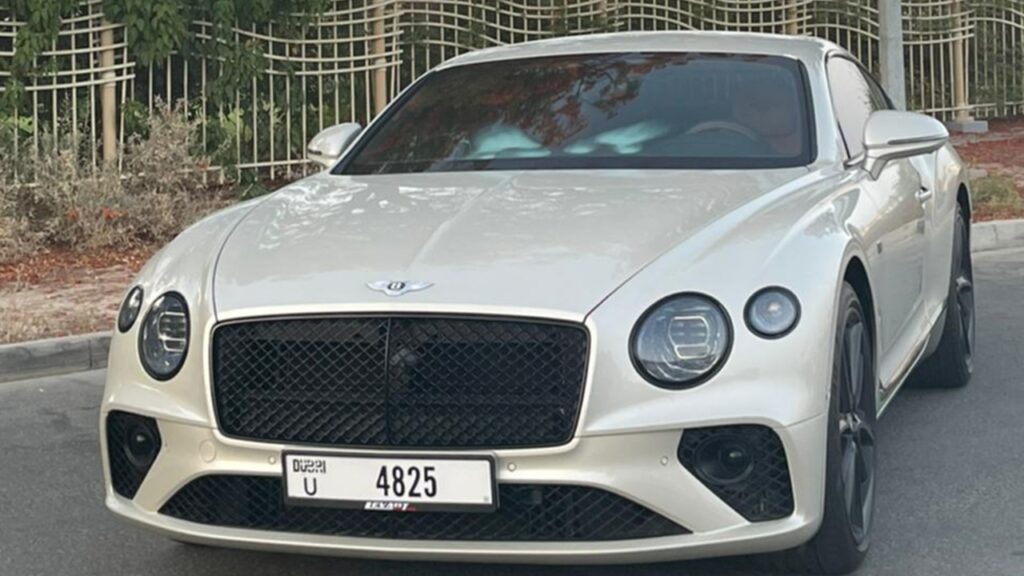 Silver Bentley GT - Rent a Bentley GT from Four Seasons Car Rental