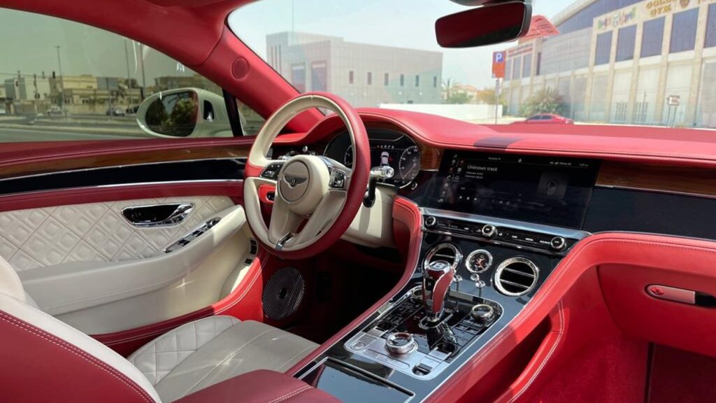 White Bentley GT - Rent a Bentley GT from Four Seasons Car Rental