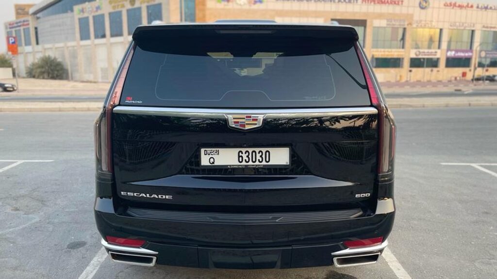 Black Cadillac Escalade - Rent a Cadillac Escalade from Four Seasons Car Rental