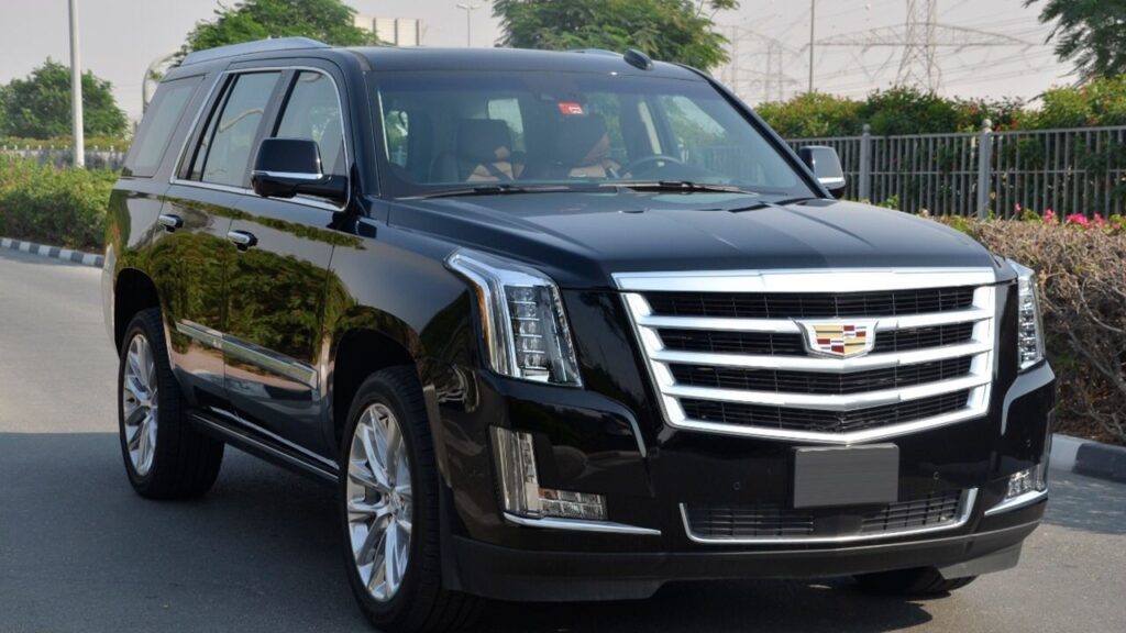 Old Black Cadillac Escalade - Rent a Cadillac Escalade from Four Seasons Car Rental