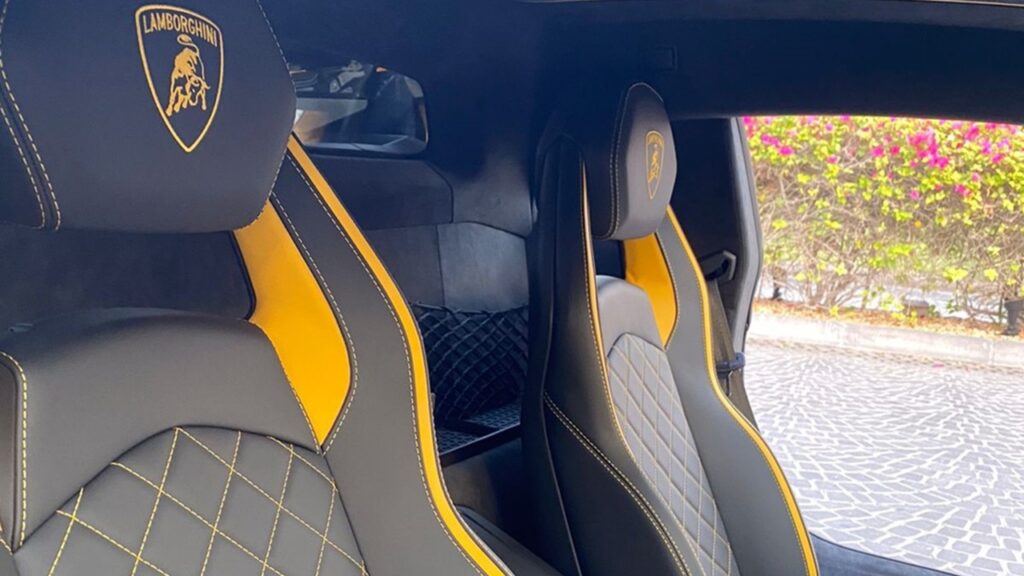 Yellow Lamborghini Aventador - Rent a Lamborghini Aventador from Four Seasons Car Rental