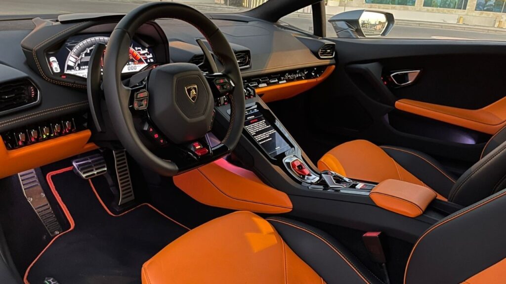 Grey Lamborghini Huracán EVO - Rent a Lamborghini Huracán EVO from Four Seasons Car Rental