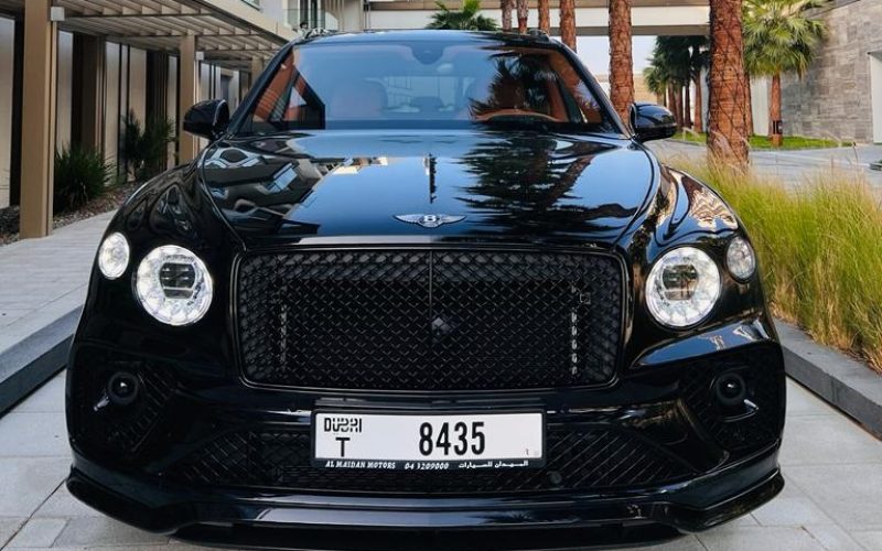 Black Bentley Bentayga - Rent a Bentley Bentayga from Four Seasons Car Rental