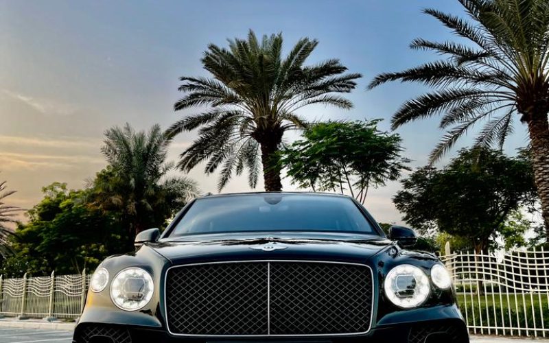 Green Bentley Bentayga - Rent a Bentley Bentayga from Four Seasons Car Rental