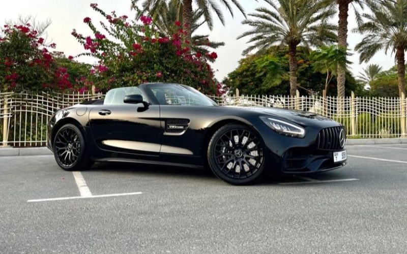 Black Mercedes GT Convertible - Rent a Mercedes GT Convertible from Four Seasons Car Rental