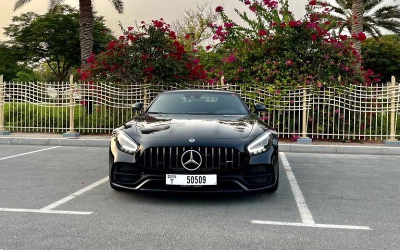 Black Mercedes GT Convertible - Rent a Mercedes GT Convertible from Four Seasons Car Rental